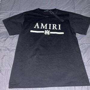 Small AMIRI Black and White Logo Tee